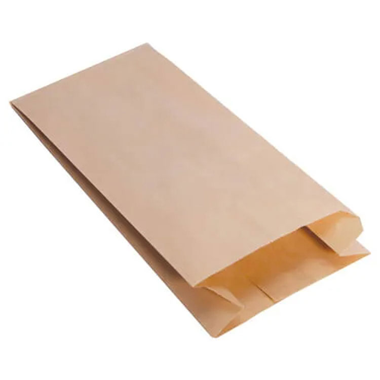 Braune Prise Bottom Food Paperbeutel