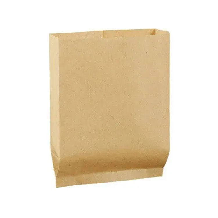 Braune Kraftpapierbeutel für Lebensmittelgeschäfte
